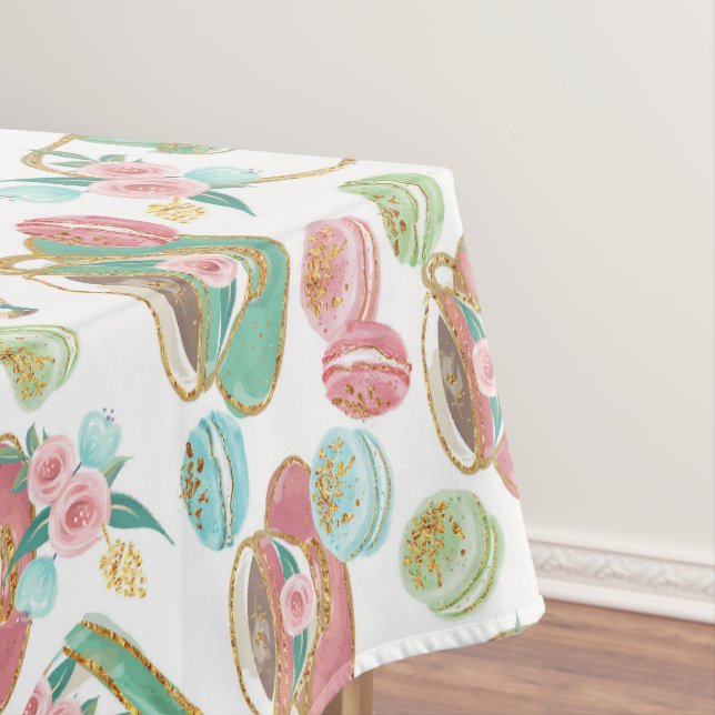 Tea Time Pattern Tablecloth (In Situ)