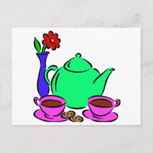 Tea Time Postcard