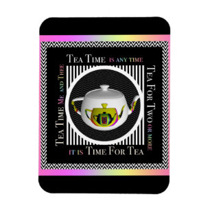Tea Time Refrigerator Magnet