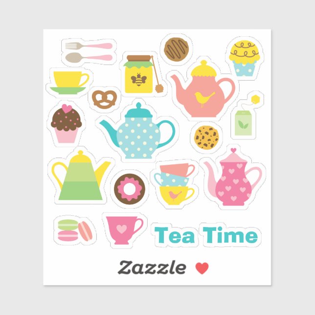 Tea Time Sticker Sheet (Sheet)