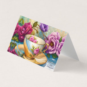 Tea Time - Tea Cup Art 