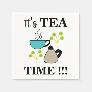 Tea Time Tea Cup Party Napkin