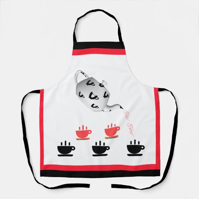 Tea Time Teapot  Apron (Front)