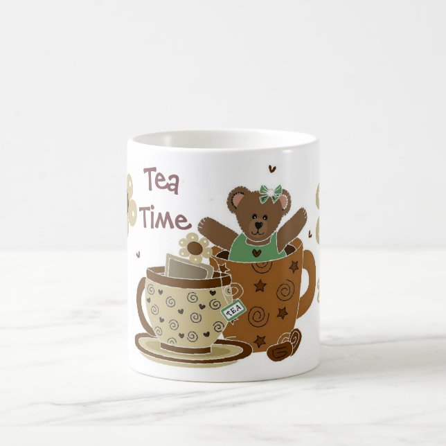 Tea Time Teddy Bear Cup (Center)