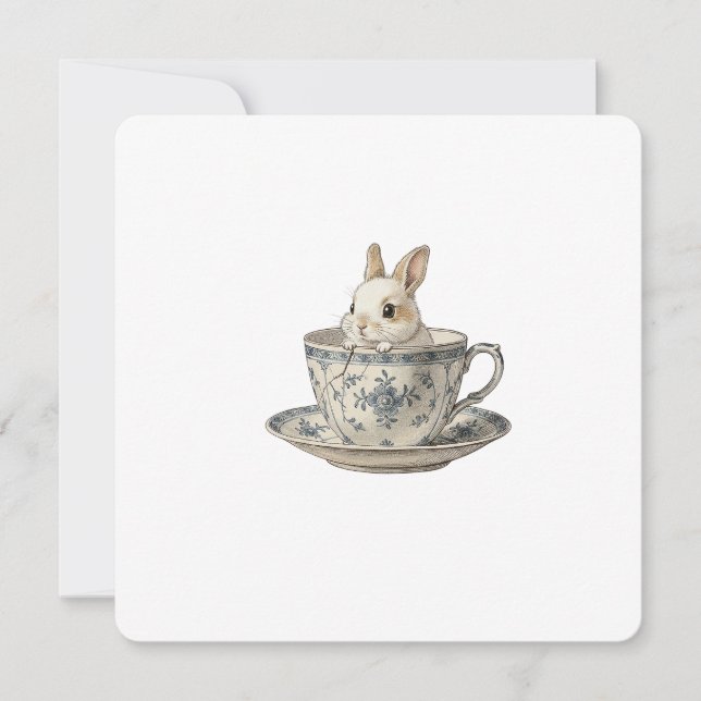 Tea Time Thank You Card (Front)