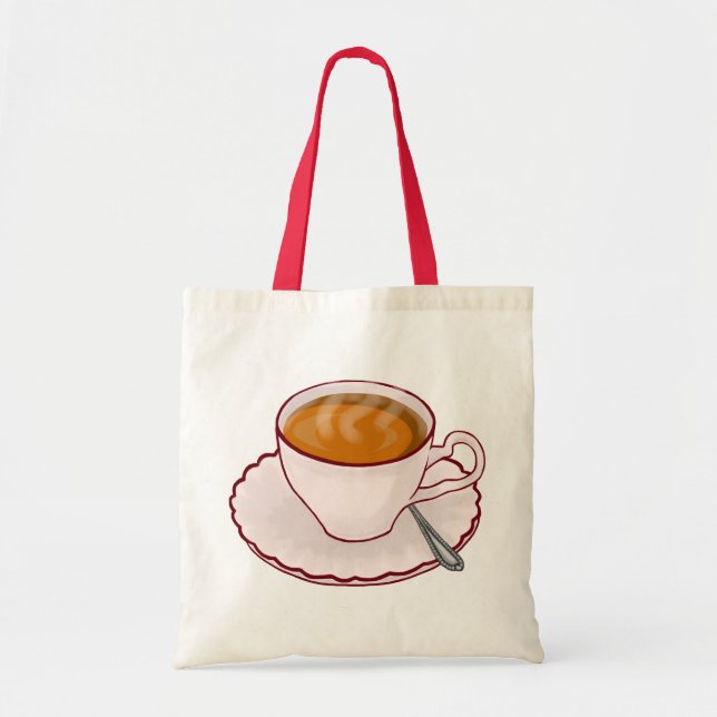 Tea Time Tote Bag (Front)
