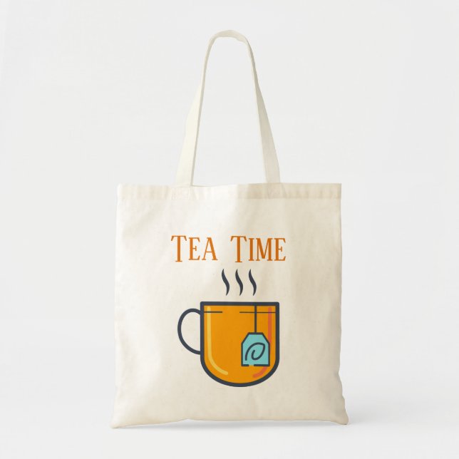 Tea Time Tote Bag (Front)