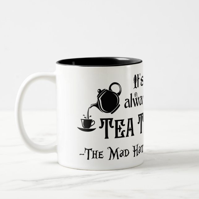 tea  time Two-Tone coffee mug (Left)