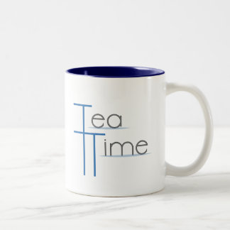 Tea Time Two-Tone Coffee Mug