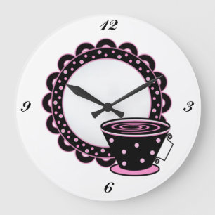 Tea Time Wall Clock