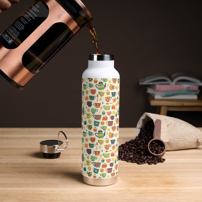 Tea-Time Water Bottle (Coffee)