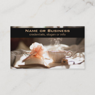Tea Time with a good book Business Card