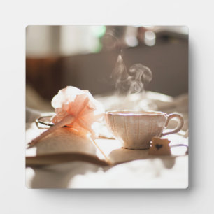 Tea Time with a good book Plaque