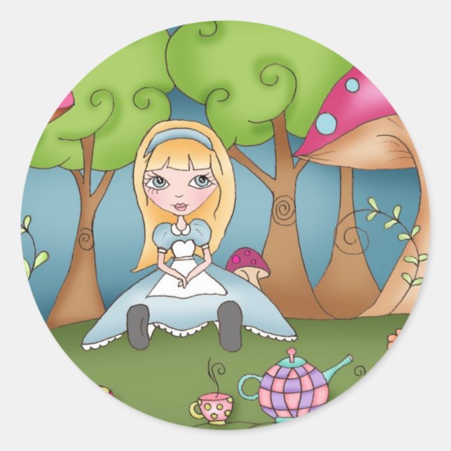 Tea Time with Alice - Stickers (Front)