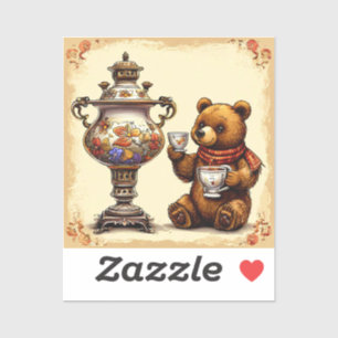 Tea time with bear