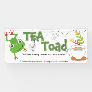 Tea Toad Tea Trailer Banner