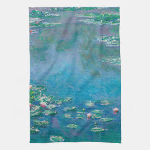 TEA TOWEL : CLAUDE MONET : WATERLILIES