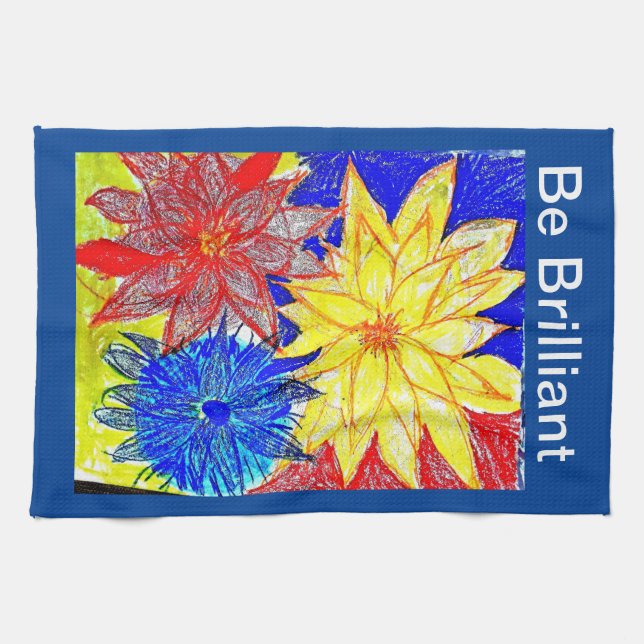 Tea Towel Contrasting (Horizontal)