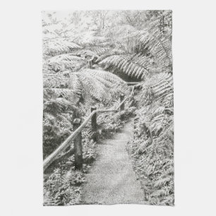 Tea Towel - 'Ferntree Gully Descent'