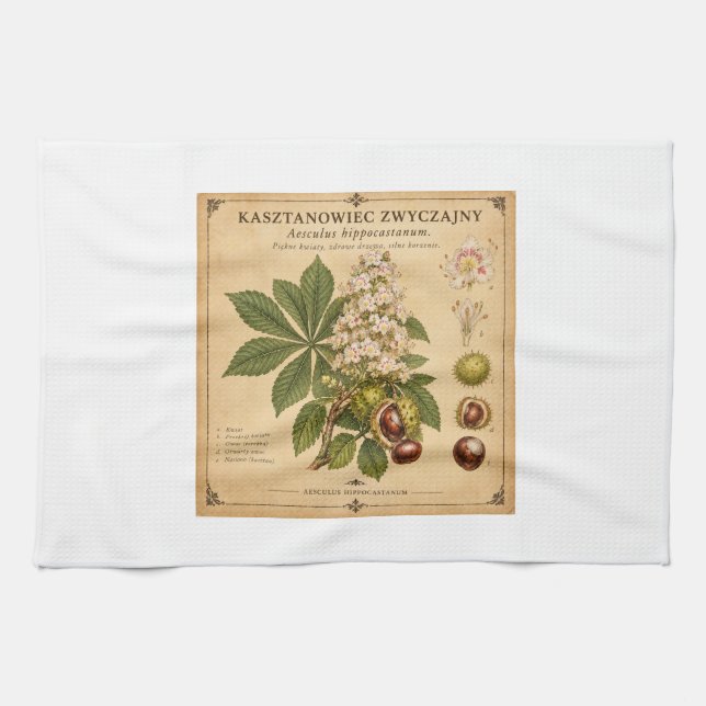 Tea towel for cozy kitchen.  (Horizontal)