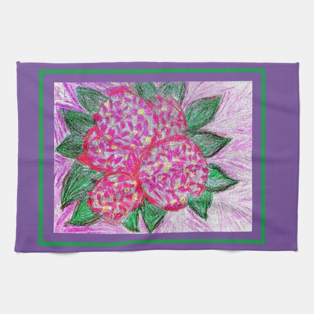 Tea Towel HYDRANGEAS (Horizontal)