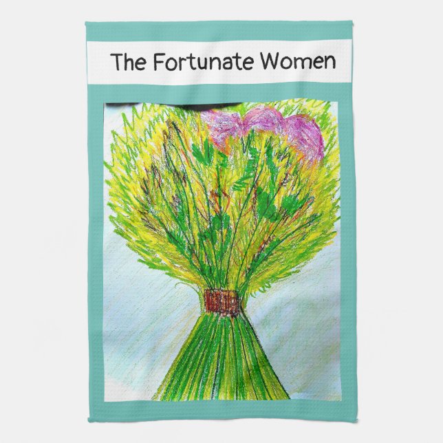Tea Towel The Fortunate Women (Vertical)
