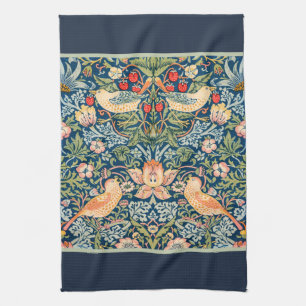 TEA TOWEL : WILLIAM MORRIS : STRAWBERRY THIEVES