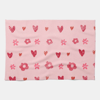 Tea towels "FLOWERS &LOVE PARTY