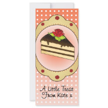 Tea & Treats Cake Gift Card with Envelope