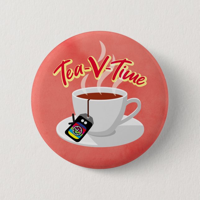 Tea-V-Time Medium Badge (Front)
