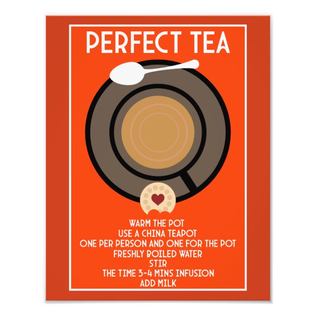 Tea Wall Art Poster Print (Front)