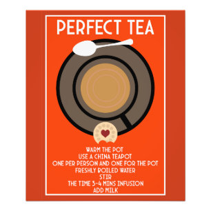 Tea Wall Art Poster Print