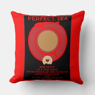 Tea Wall Art Poster Print Cushion