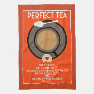 Tea Wall Art Poster Print Towel