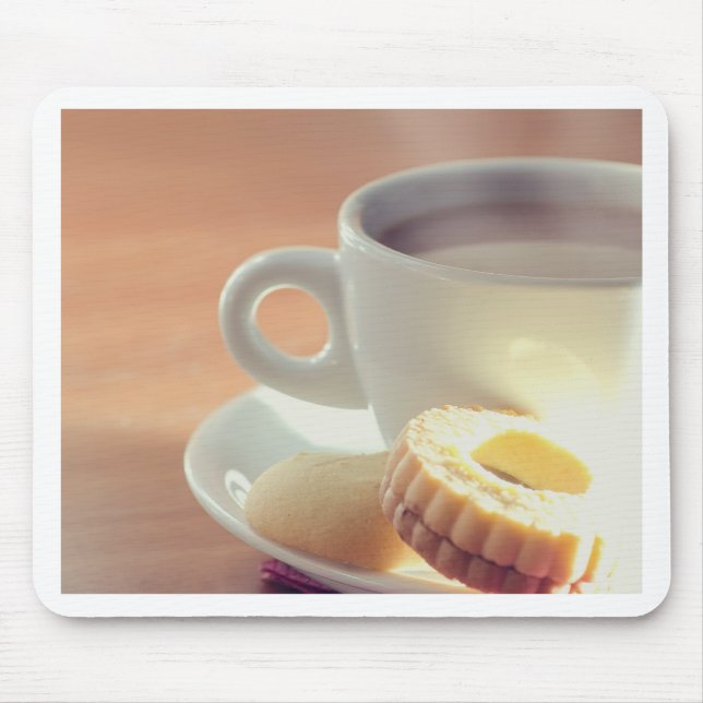 Tea with biscuit mouse pad (Front)