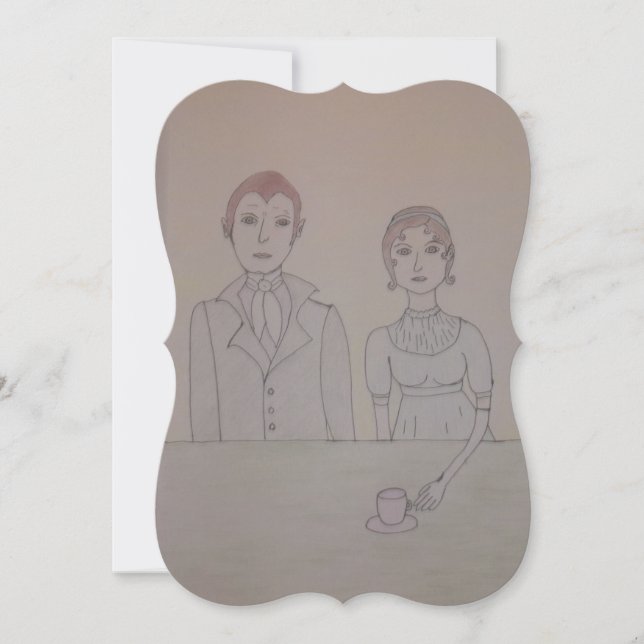 Tea with Jane Austen Invitation (Front)