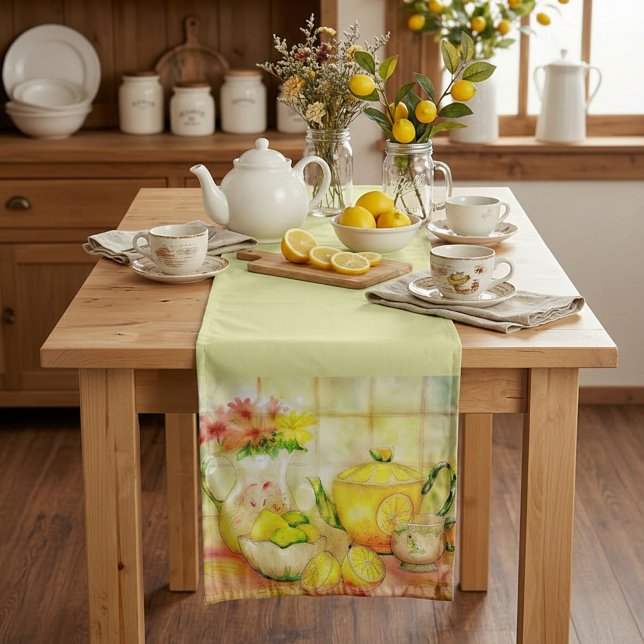 Tea with lemon  medium table runner (Creator Uploaded)