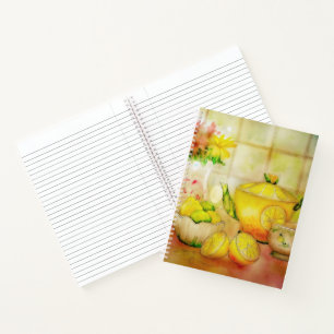 Tea with lemon  notebook