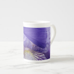 Tea with Me! Bone Chine Tea Cup Iris Flower