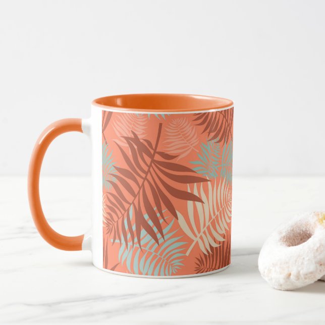 Tea with Milk Orange Tangerine Mug (With Donut)