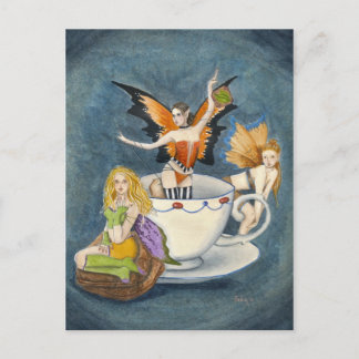 Tea with Strumpets Postcard