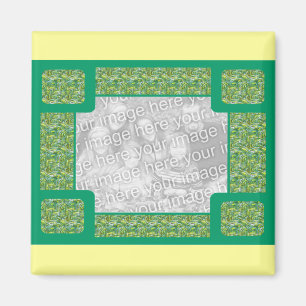 Tea with yellow template magnet
