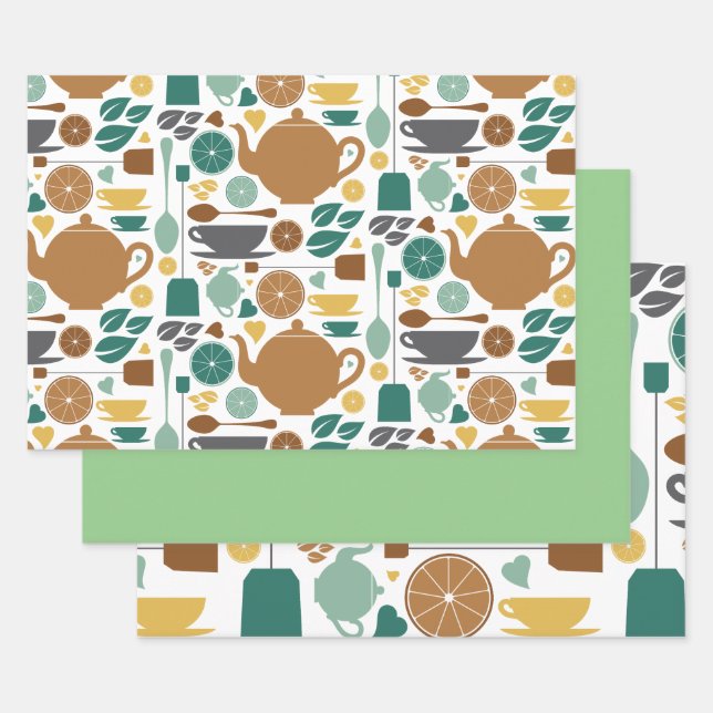 Tea Wrapping Paper (Set)