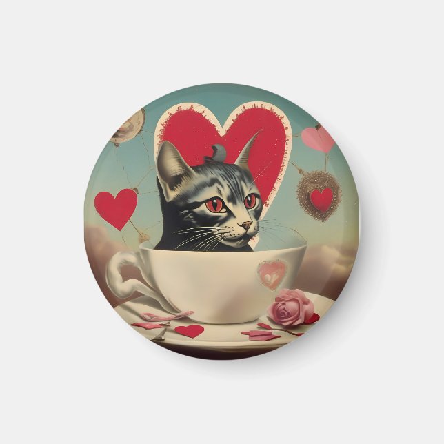 teacat magnet (Front)
