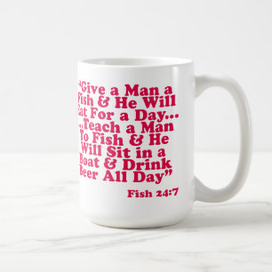Teach a Man To Fish Coffee Mug