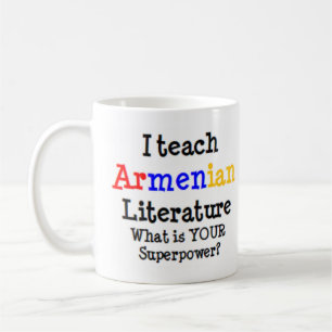teach armenian literature coffee mug