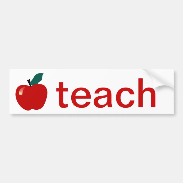 Teach Bumper Sticker (Front)