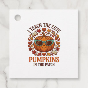 Teach Cute Pumpkins Patch Halloween Sunglasses_1 Favour Tags