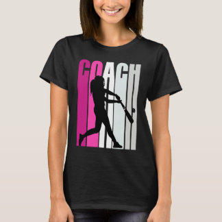 Teach Female Baseballteacher Master Coach Softball T-Shirt