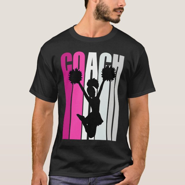 Teach Female Cheerleading Teacher Master Coach Che T-Shirt (Front)